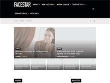 Tablet Screenshot of facestar.cz
